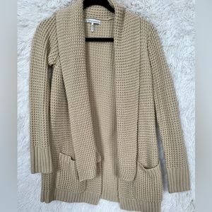 French connection brown cardigan